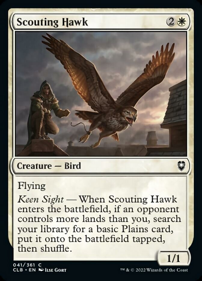 Scouting Hawk [Commander Legends: Battle for Baldur's Gate] | Gear Gaming Bentonville