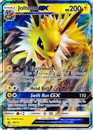 Jolteon GX (SM173) (Jumbo Card) [Sun & Moon: Black Star Promos] | Gear Gaming Bentonville