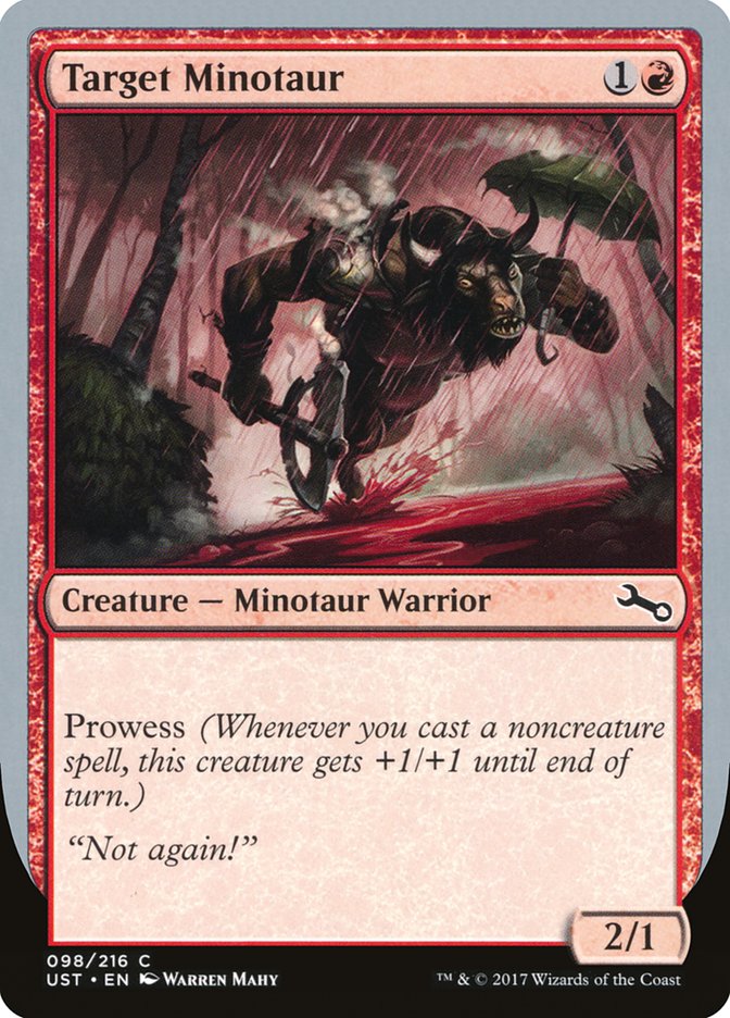 Target Minotaur (Rain Art) [Unstable] | Gear Gaming Bentonville