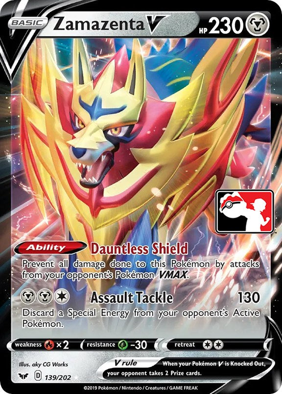 Zamazenta V (139/202) [Prize Pack Series One] | Gear Gaming Bentonville