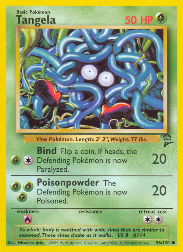 Tangela (96/130) [Base Set 2] | Gear Gaming Bentonville