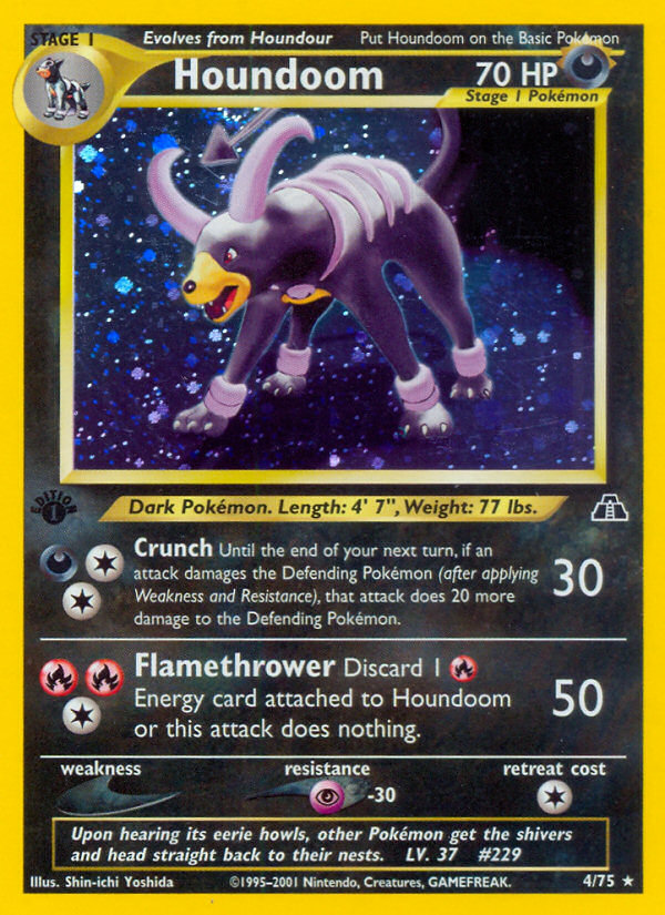 Houndoom (4/75) [Neo Discovery 1st Edition] | Gear Gaming Bentonville