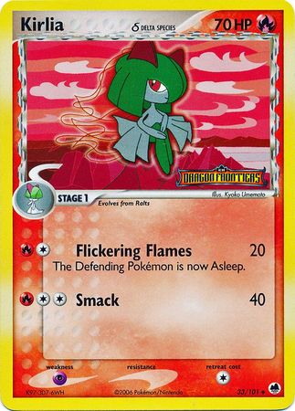 Kirlia (33/101) (Delta Species) (Stamped) [EX: Dragon Frontiers] | Gear Gaming Bentonville