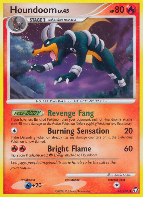 Houndoom (57/146) [Diamond & Pearl: Legends Awakened] | Gear Gaming Bentonville