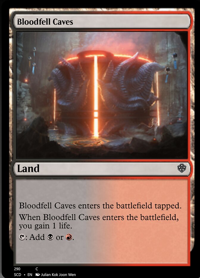 Bloodfell Caves [Starter Commander Decks] | Gear Gaming Bentonville