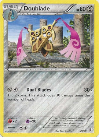 Doublade (23/30) [XY: Trainer Kit 1 - Bisharp] | Gear Gaming Bentonville