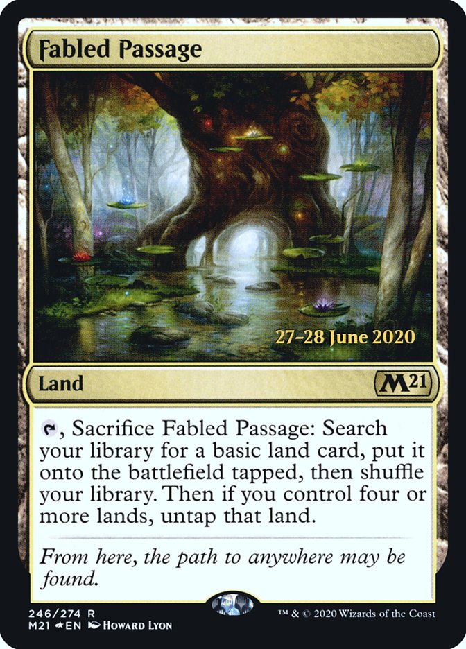 Fabled Passage  [Core Set 2021 Prerelease Promos] | Gear Gaming Bentonville