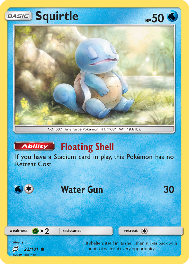 Squirtle (22/181) [Sun & Moon: Team Up] | Gear Gaming Bentonville