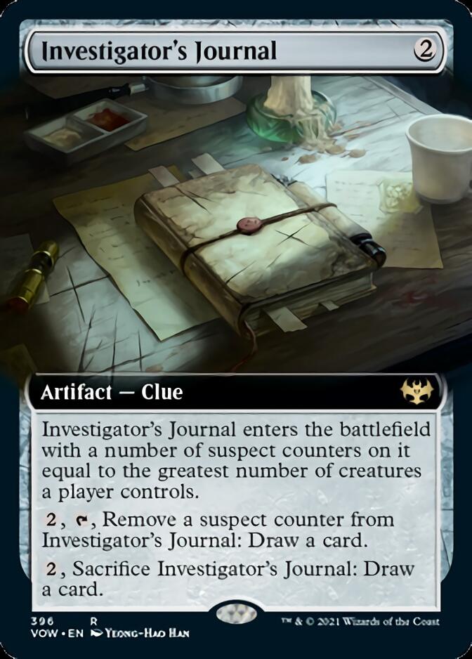 Investigator's Journal (Extended) [Innistrad: Crimson Vow] | Gear Gaming Bentonville