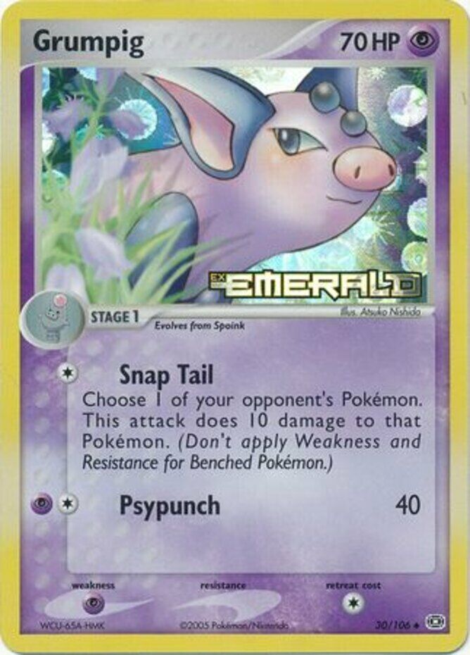 Grumpig (30/106) (Stamped) [EX: Emerald] | Gear Gaming Bentonville