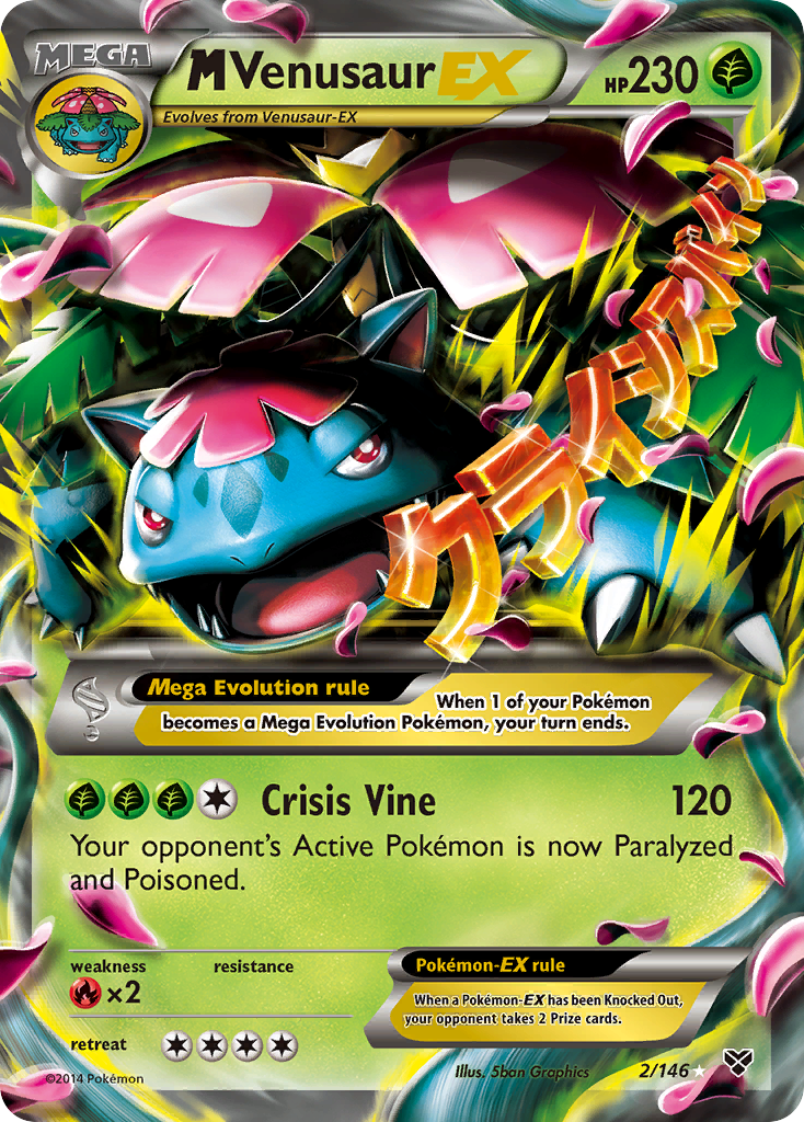 M Venusaur EX (2/146) [XY: Base Set] | Gear Gaming Bentonville
