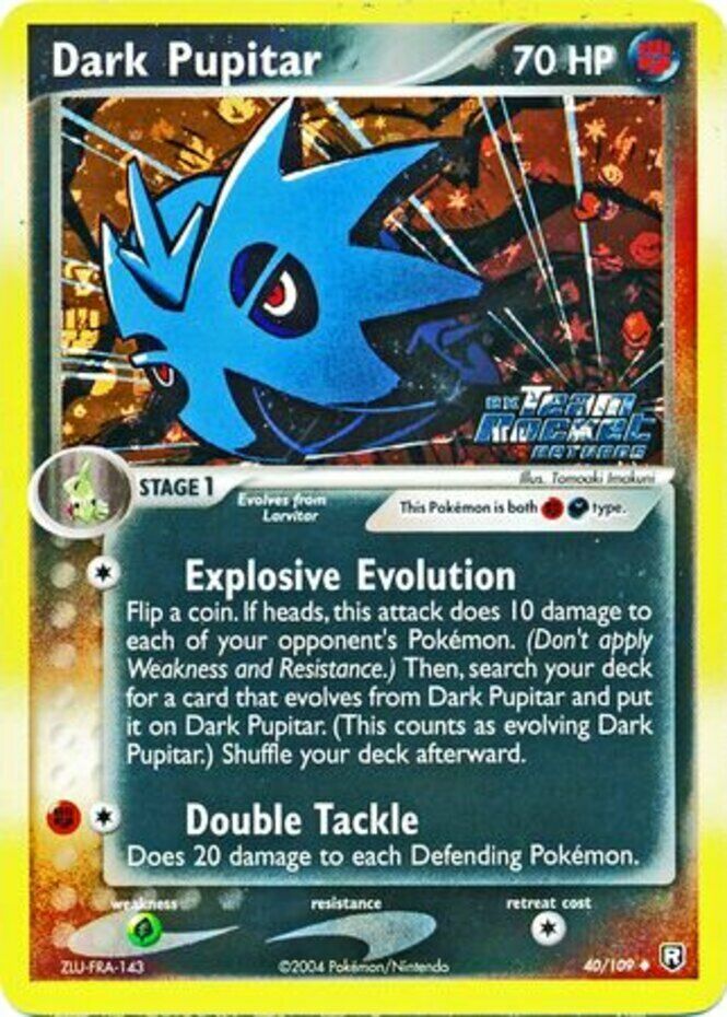 Dark Pupitar (40/109) (Stamped) [EX: Team Rocket Returns] | Gear Gaming Bentonville