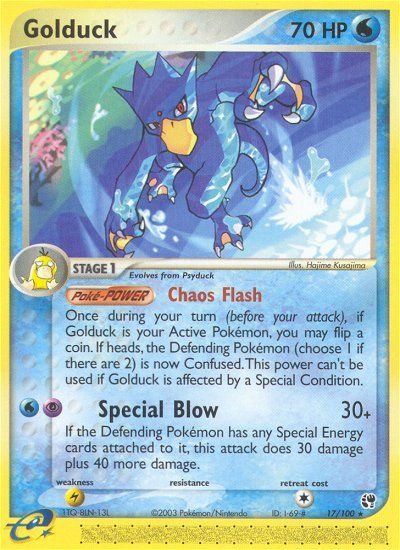 Golduck (17/100) [EX: Sandstorm] | Gear Gaming Bentonville