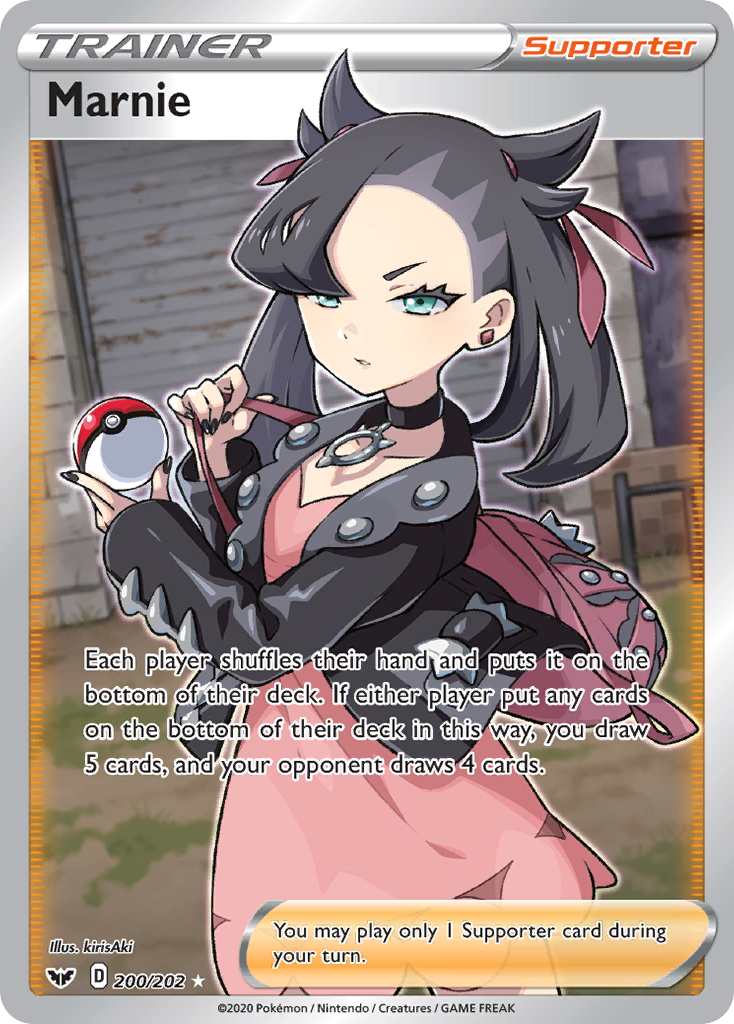 Marnie (200/202) [Sword & Shield: Base Set] | Gear Gaming Bentonville