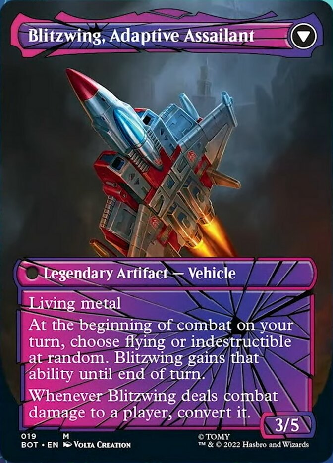 Blitzwing, Cruel Tormentor // Blitzwing, Adaptive Assailant (Shattered Glass) [Universes Beyond: Transformers] | Gear Gaming Bentonville