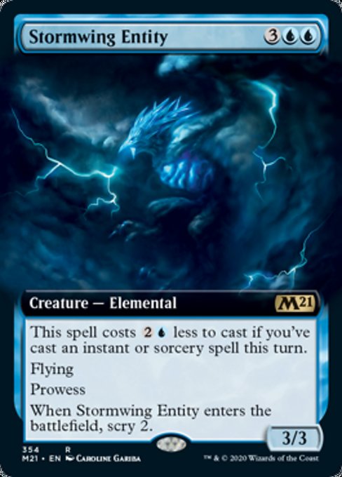 Stormwing Entity (Extended Art) [Core Set 2021] | Gear Gaming Bentonville