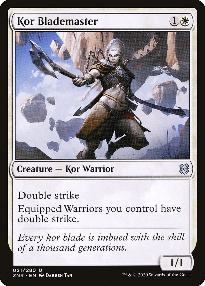 Kor Blademaster [Zendikar Rising] | Gear Gaming Bentonville