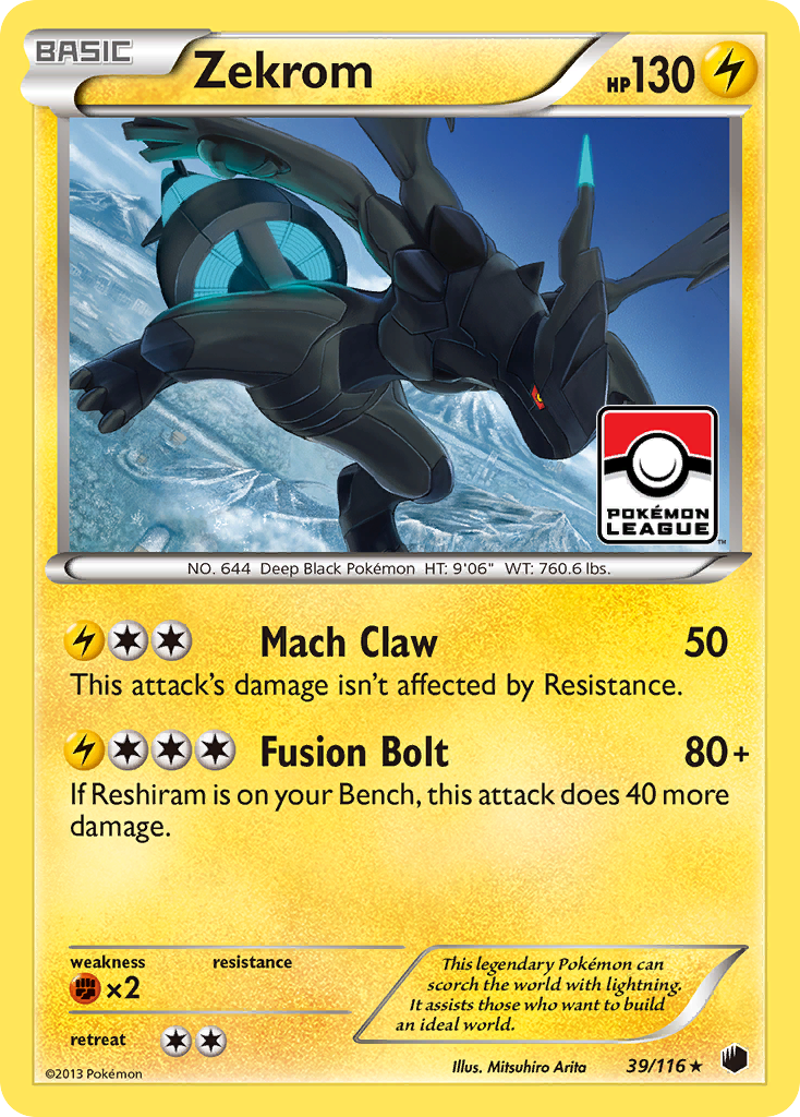 Zekrom (39/116) [Black & White: Plasma Freeze] | Gear Gaming Bentonville