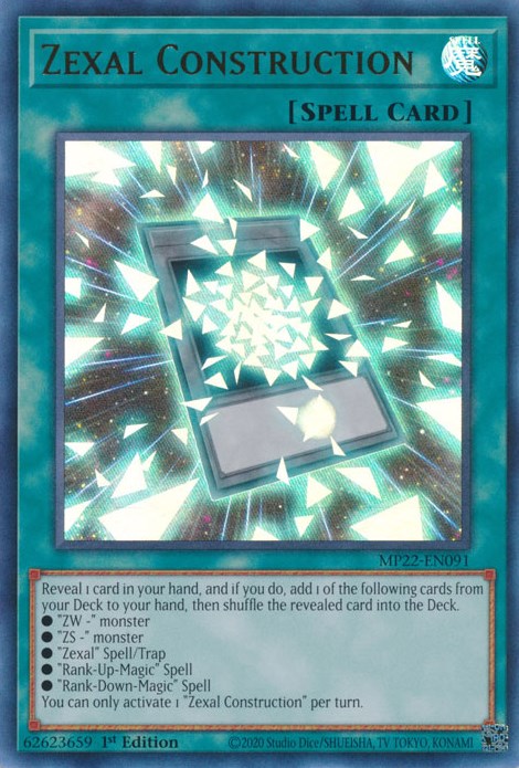 Zexal Construction [MP22-EN091] Ultra Rare | Gear Gaming Bentonville