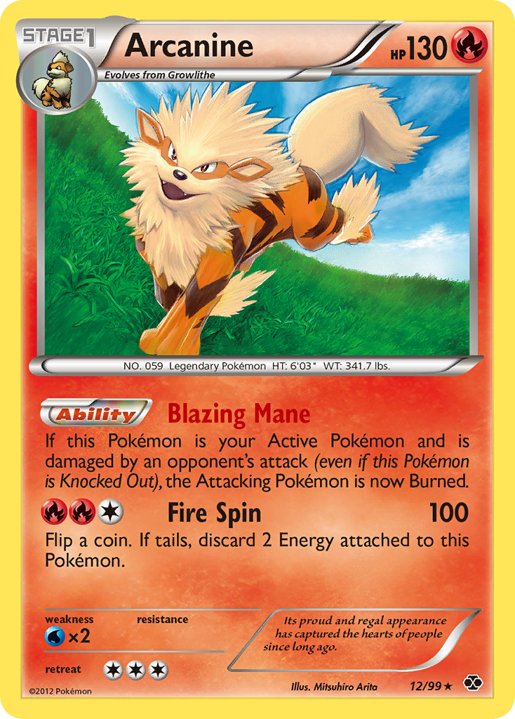 Arcanine (12/99) [Black & White: Next Destinies] | Gear Gaming Bentonville