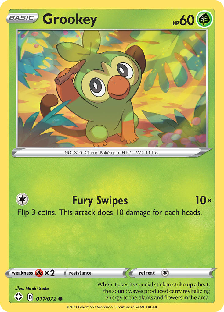 Grookey (011/072) [Sword & Shield: Shining Fates] | Gear Gaming Bentonville