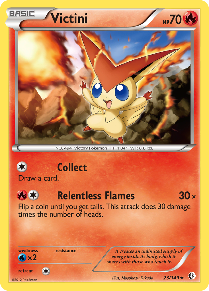 Victini (23/149) [Black & White: Boundaries Crossed] | Gear Gaming Bentonville