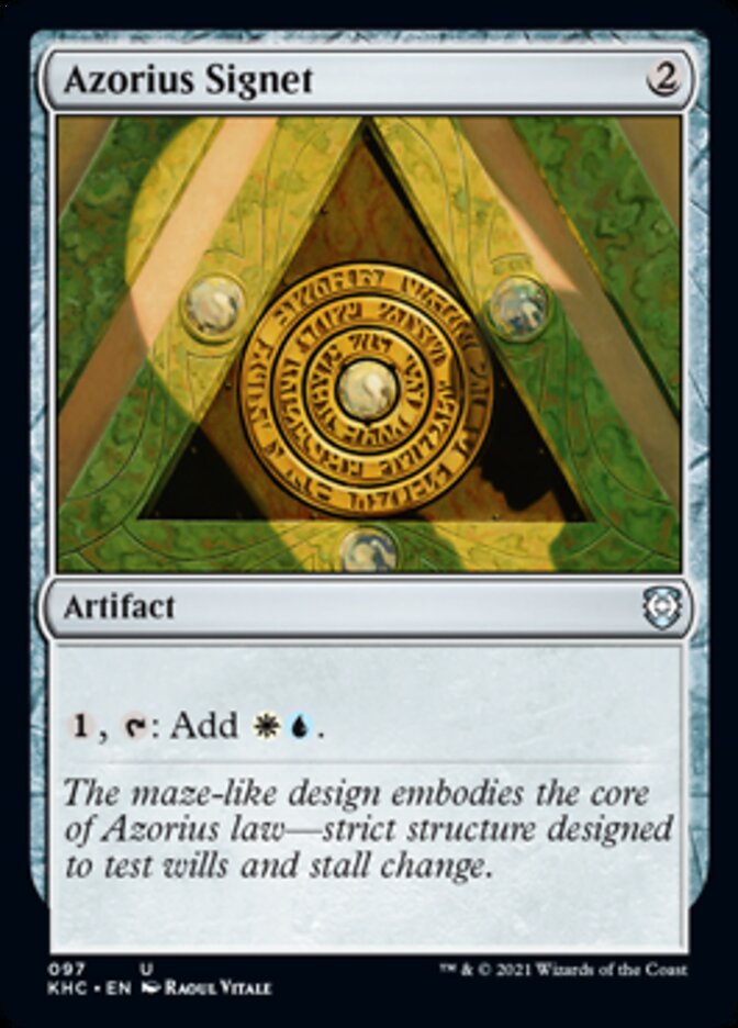 Azorius Signet [Kaldheim Commander] | Gear Gaming Bentonville