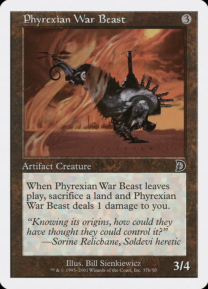 Phyrexian War Beast (Signature on Right) [Deckmasters] | Gear Gaming Bentonville