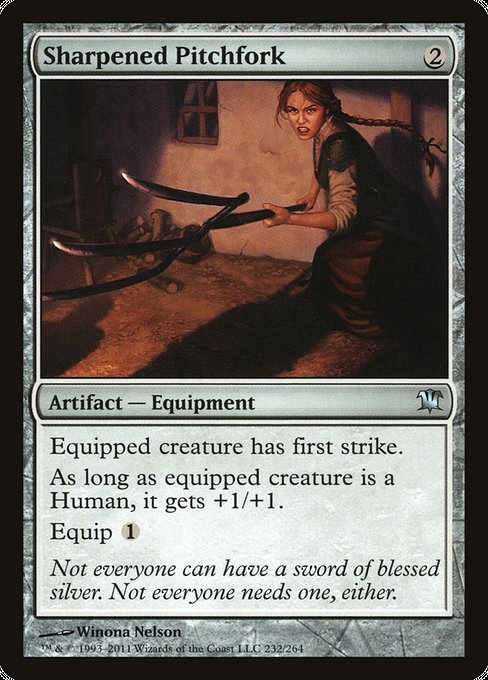 Sharpened Pitchfork [Innistrad] | Gear Gaming Bentonville