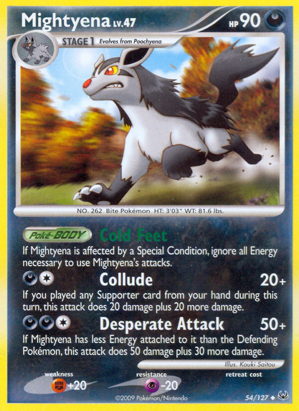 Mightyena (54/127) [Platinum: Base Set] | Gear Gaming Bentonville