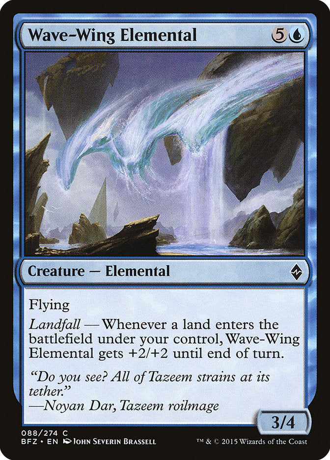 Wave-Wing Elemental [Battle for Zendikar] | Gear Gaming Bentonville