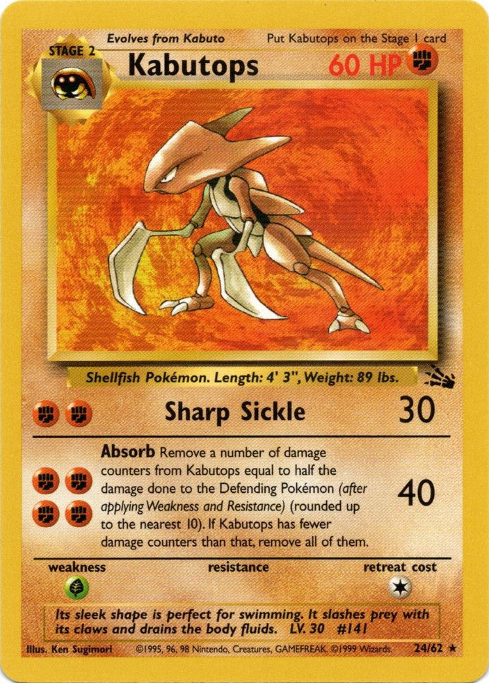 Kabutops (24/62) [Fossil Unlimited] | Gear Gaming Bentonville