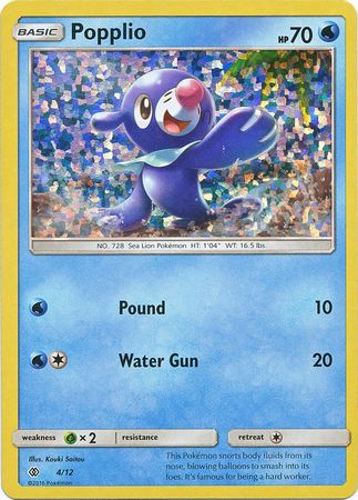 Popplio (4/12) [McDonald's Promos: 2017 Collection] | Gear Gaming Bentonville