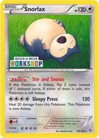 Snorlax (80/106) (Build-a-Bear Workshop Exclusive) [XY: Flashfire] | Gear Gaming Bentonville