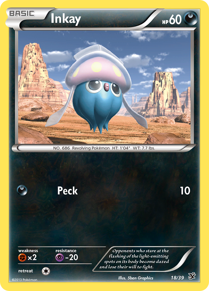 Inkay (18/39) [XY: Kalos Starter Set] | Gear Gaming Bentonville