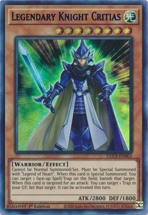 Legendary Knight Critias (Purple) [DLCS-EN002] Ultra Rare | Gear Gaming Bentonville