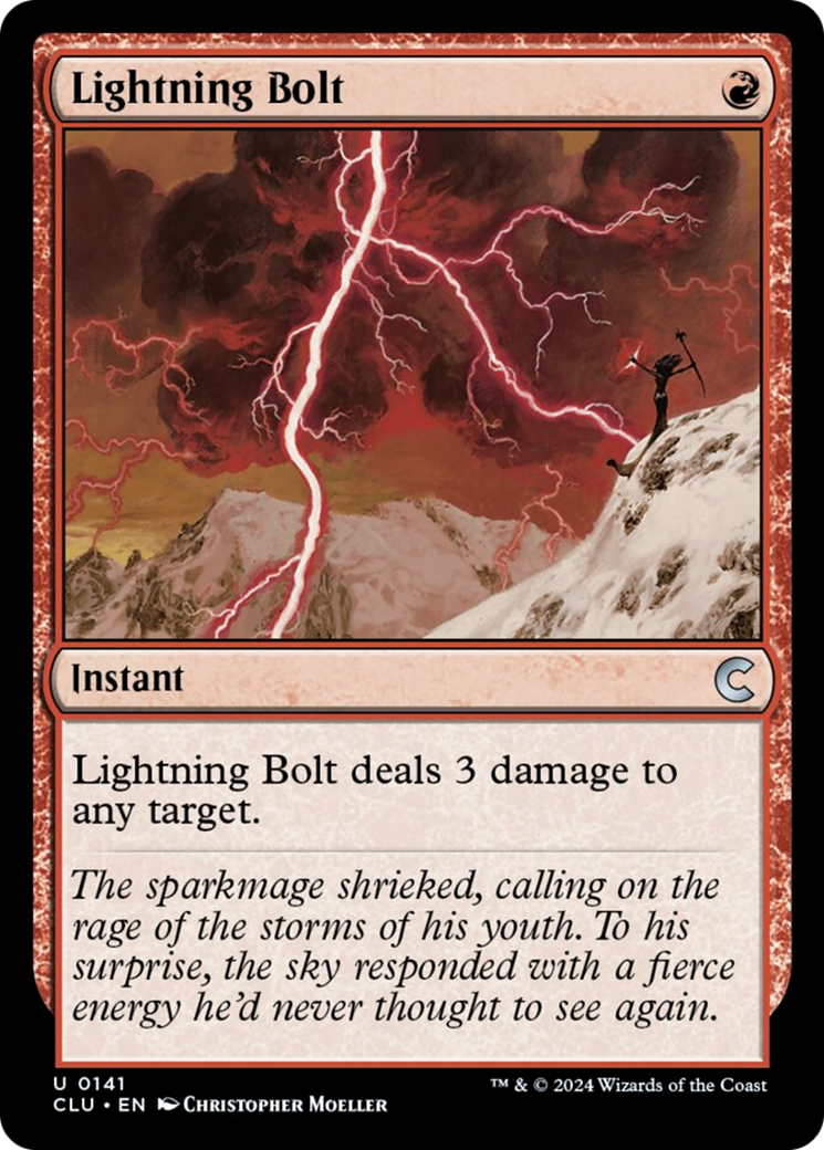 Lightning Bolt [Ravnica: Clue Edition] | Gear Gaming Bentonville