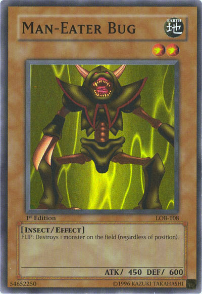 Man-Eater Bug [LOB-108] Super Rare | Gear Gaming Bentonville