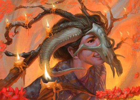 Hedgewitch's Mask Art Card [Innistrad: Midnight Hunt Art Series] | Gear Gaming Bentonville