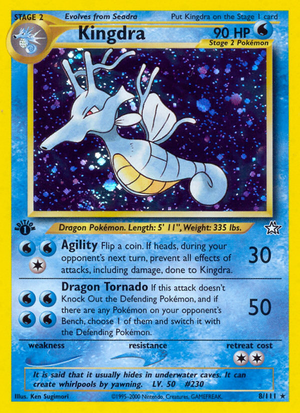 Kingdra (8/111) [Neo Genesis 1st Edition] | Gear Gaming Bentonville