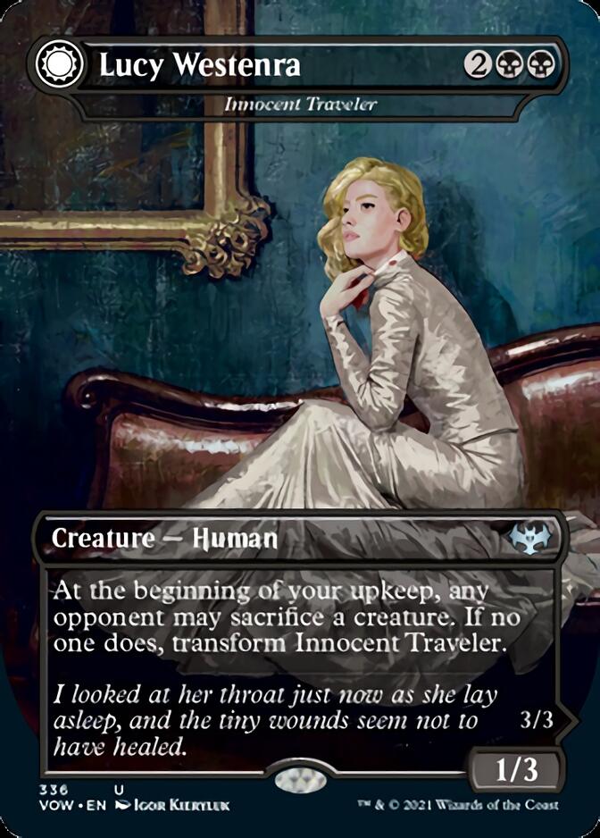 Innocent Traveler // Malicious Invader - Lucy Westenra // Lucy, Arisen Vampire [Innistrad: Crimson Vow] | Gear Gaming Bentonville