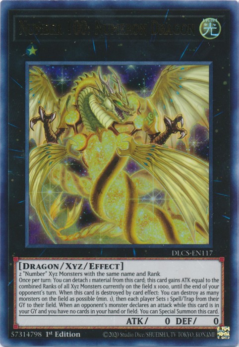 Number 100: Numeron Dragon [DLCS-EN117] Ultra Rare | Gear Gaming Bentonville