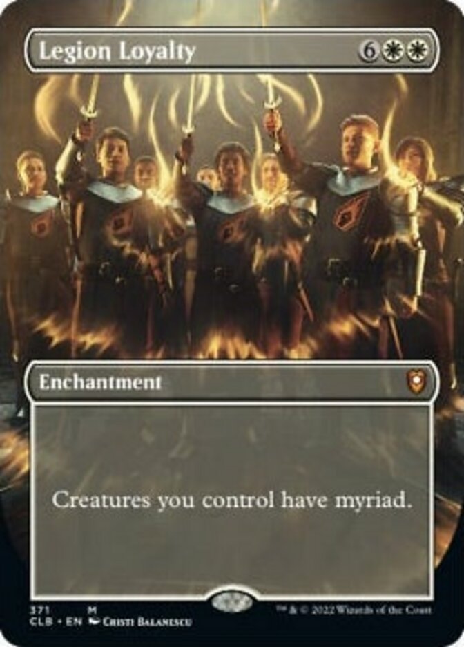 Legion Loyalty (Borderless Alternate Art) [Commander Legends: Battle for Baldur's Gate] | Gear Gaming Bentonville