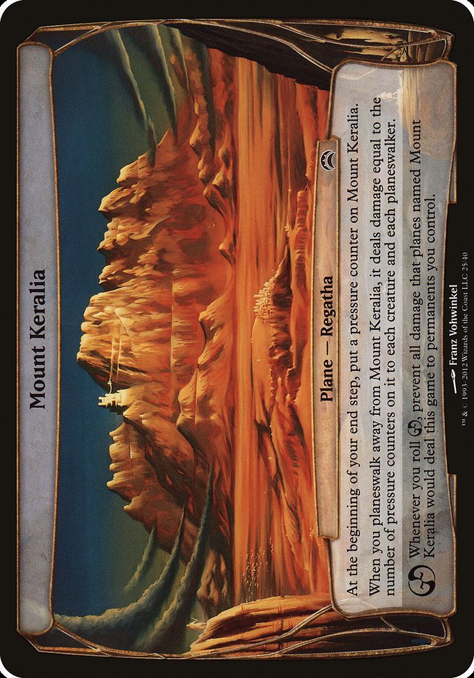 Mount Keralia (Planechase 2012) [Oversize Cards] | Gear Gaming Bentonville