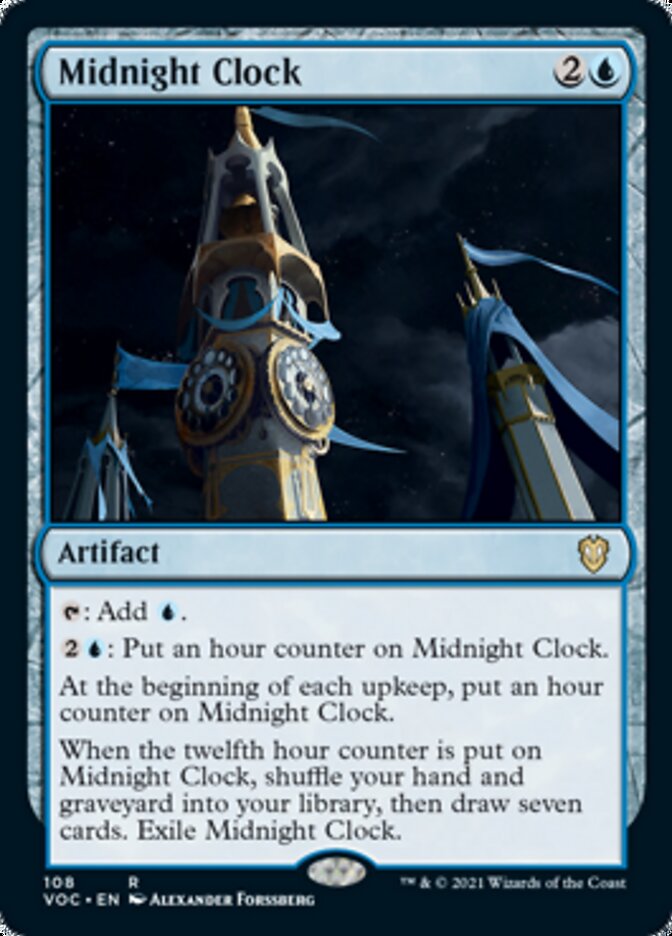 Midnight Clock [Innistrad: Crimson Vow Commander] | Gear Gaming Bentonville