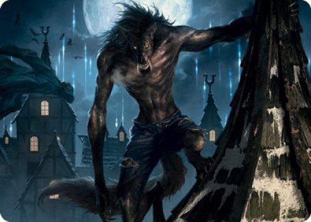 Stalking Predator Art Card [Innistrad: Midnight Hunt Art Series] | Gear Gaming Bentonville