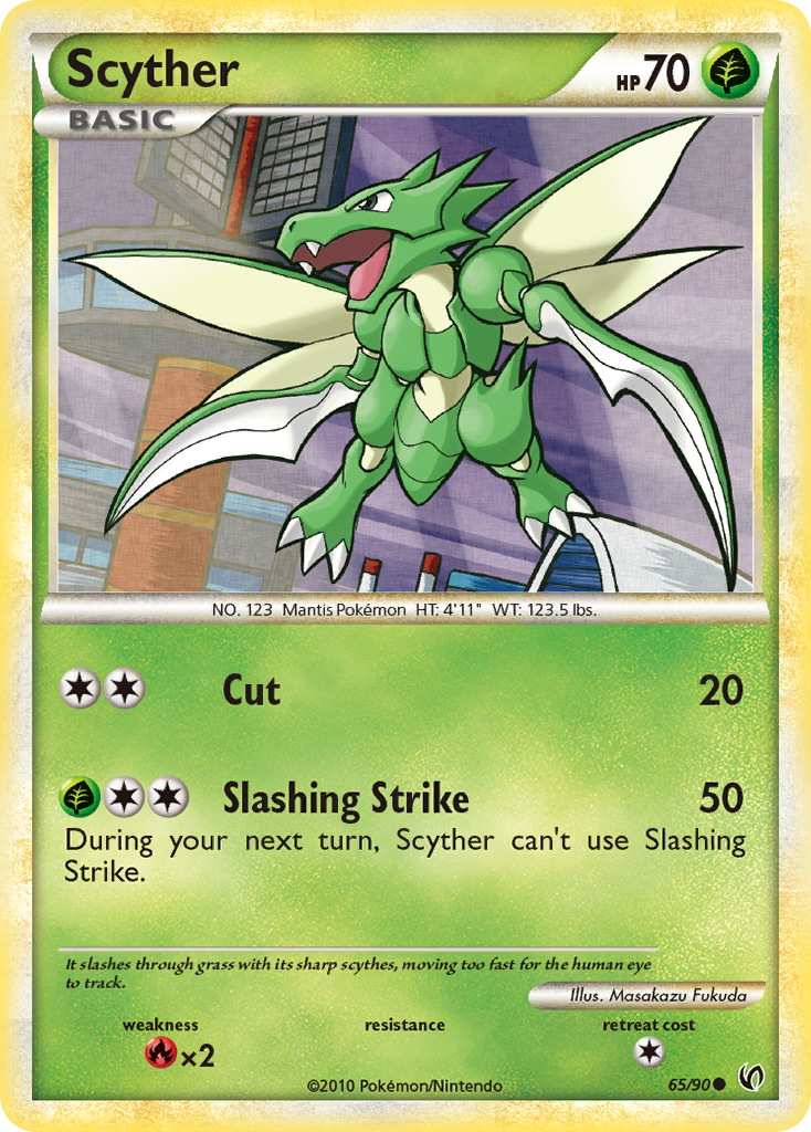 Scyther (65/90) [HeartGold & SoulSilver: Undaunted] | Gear Gaming Bentonville