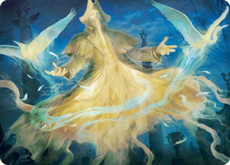 Heron-Blessed Geist Art Card [Innistrad: Crimson Vow Art Series] | Gear Gaming Bentonville