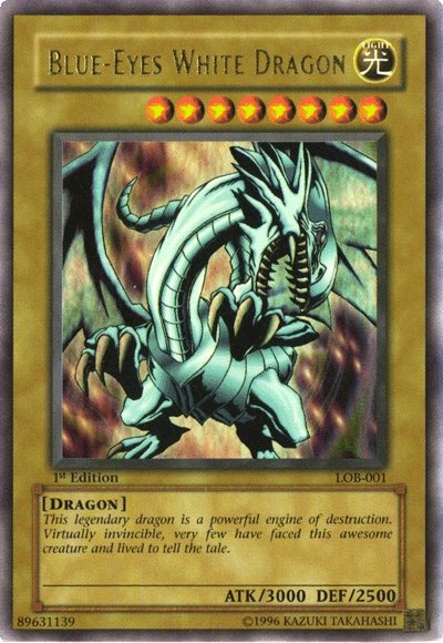 Blue-Eyes White Dragon [LOB-001] Ultra Rare | Gear Gaming Bentonville