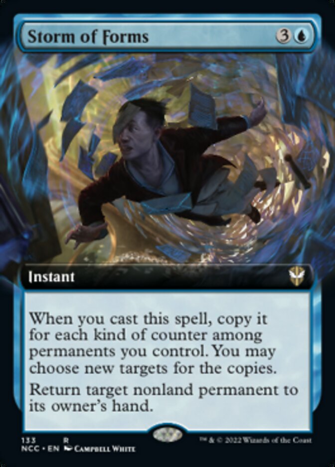 Storm of Forms (Extended Art) [Streets of New Capenna Commander] | Gear Gaming Bentonville